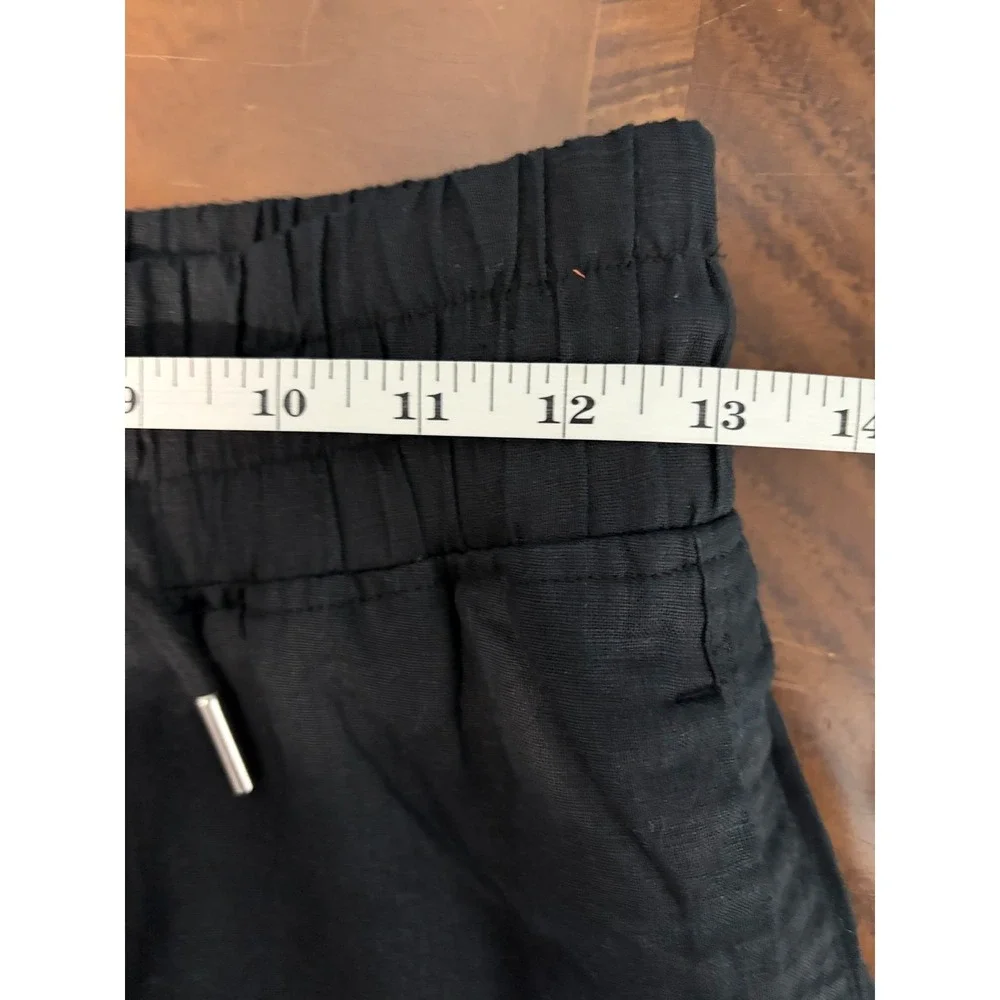 Quince 100% European Linen Wide Leg Pants XS Pull On High Rise Minimalist Lux
